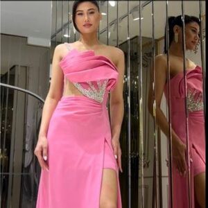 Formal Evening gown with rhinestone with tags brand new.